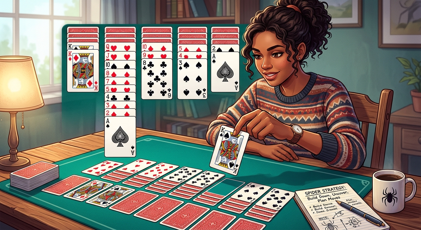 How to Win More at Spider Solitaire Without Relying on Luck